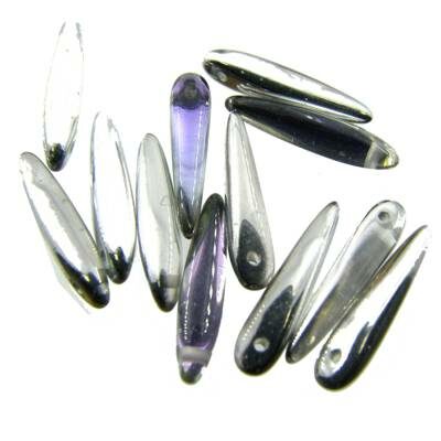pērle ērkšķis 5x16mm Thorn Crystal Vitrail Violet (12gab) Čehija - j3045