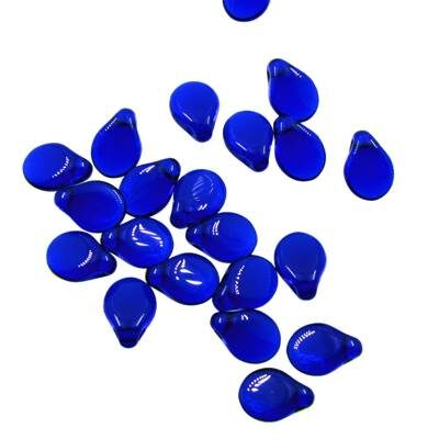 lapiņas Pip 5x7mm kobalta zilas caursp. "Cobalt Blue" (24gab) Čehija