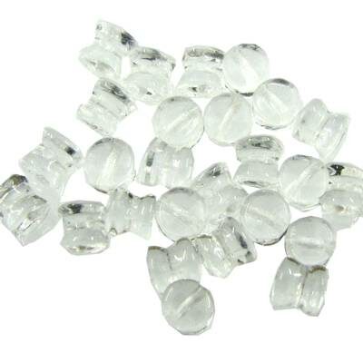 pērle skrots 4x6mm Pellet Crystal (24gab) Čehija - j3050