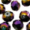 pērle apaļa plakana 8x10mm slīpēta violeta metāliska (10gab) - k1060