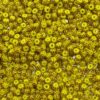 pērlītes N10 dzeltenas brūni strīpotas (25g) Čehija - j1522