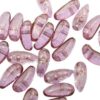 pērlītes Chilli 4x11mm ametista “Crystal Lila Luster” (24gab) Čehija - j3106