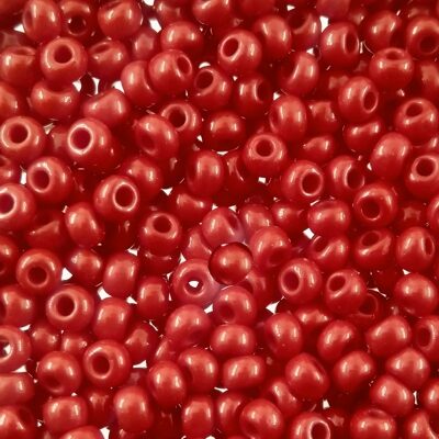 pērlītes N8 sarkanbrūnas "Bordeaux" (25g) Čehija - j1547