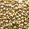 pērlītes N6 zelta matētas "Aztec Gold" (25g) Čehija - j1557