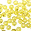pērle apaļa plakana slīpēta Rondelle 3x4mm (50gab) Sun - k1334