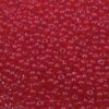 pērlītes N12 t.sarkanas caurspīdīgas "Siam Ruby" (25g) Čehija - j1654