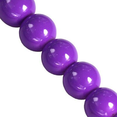 pērle apaļa 8mm (20gab) ultra violeta Panacolor™