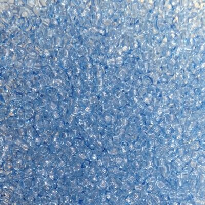 pērlītes N10 g.zilas "Crystal Blue dyed" (25g) Čehija - j1754