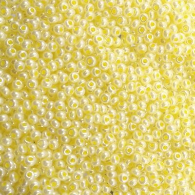 pērlītes N10 pērļu dzeltenas "Yellow Ceylon" (25g) Čehija - j1762