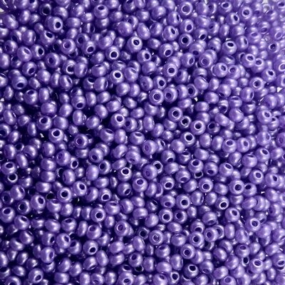 pērlītes N10 violetas metāliskas "Violet Metallic" (25g) Čehija - j1765