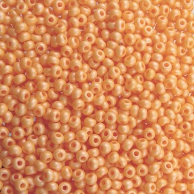 pērlītes N9 oranžas matētas pārklātas "Orange matt Sfinx" (25g) Čehija - j1774