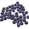 pērle ugunsslīpēta 4mm violeta čūskāda (50gab) Čehija - c008