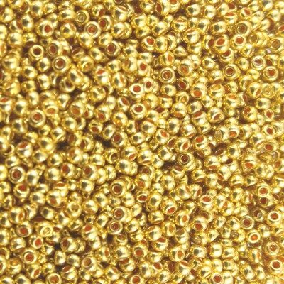 pērlītes N12 zelta "Gold" (25g) Čehija - j1839