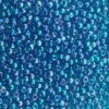 pērlītes N10 zilas ar varavīksni "Dark Aquamarine rainbow" (25g) Čehija - j1872