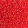 pērlītes N11 sarkanas ar spoguli [] "light Siam Ruby silver lined" (25g) Čehija - j1880