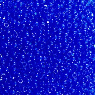 pērlītes N9 t.zilas "Sapphire" (25g) Čehija - j1883