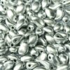 pērle Tulpes ziedlapa Tulip 4x6mm (24gab) Aluminium Silver