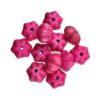 pērle ķirbis Magnesite 7x12mm (12gab) rozā
