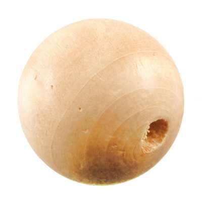 pērle koka apaļa 35mm - k1630