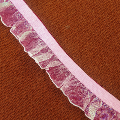 lente gumijota ar tillu 8+13mm rozā (1 metrs) - lente07