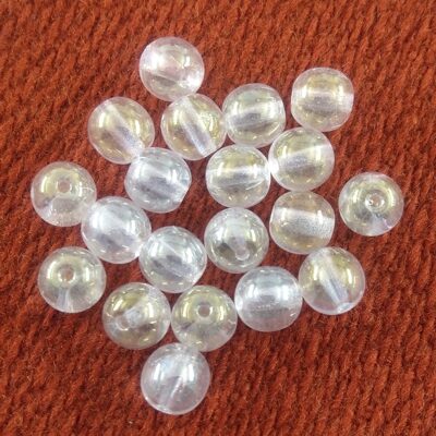 pērle apaļa 6mm (20gab) Crystal Iris