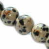 pērle apaļa 6mm Dalmāciešu Jašma (10gab) - f2969