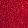 pērlītes N11 sarkanas caursp."light Siam Ruby" (25g) Čehija - j688