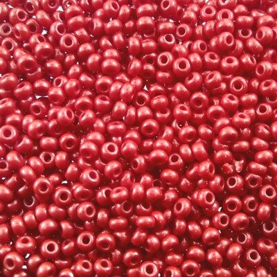 pērlītes N9 sarkanbrūnas "Bordeaux" (25g) Čehija - j108