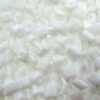 pērlītes kantainas 3.5mm sniega baltas "Chalk White" (25g) Čehija - j1226