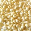pērlītes N5 ekscentriskas krēmkrāsas perlam. "Cream Shell eccentric" (25g) Čehija - j1275