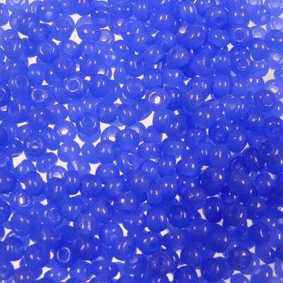 pērlītes N9 zilas pienainas "Blue Alabaster" (25g) Čehija - j1033