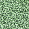 pērlītes N10 zaļas metāliskas "Green metallic" (25g) Čehija - j1364