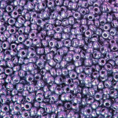 pērlītes N11 violetas metāliskas "Purple Terra metallic" (25g) Čehija - j1375