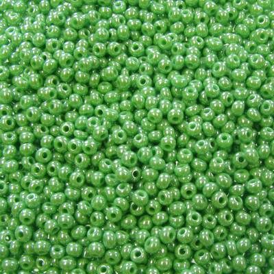 pērlītes N10 zaļas pārklātas (25g) Čehija - j1400