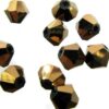 pērle konuss slīpēta 6mm Old Gold Metallic (10gab) Ķīna - k881