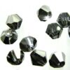 pērle konuss slīpēta 6mm Half Silver Metallic (10gab) Ķīna - k888