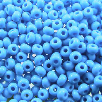pērlītes N7 g.zilas "Light Blue" (25g) Čehija - j1475