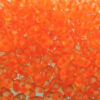 pērlītes TWIN 2.5x5mm neona oranžas caursp. matētas "Neon Orange clear matt" (25g) Čehija - j2088