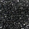 pērlītes N8 ekscentriskas melnas "Black" (25g) Čehija - j1081