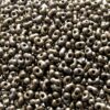 pērlītes dubultas 2x4mm pelēkbrūnas met.matētas "Grayish Brown mat.metal" (25g) Čehija - j1100