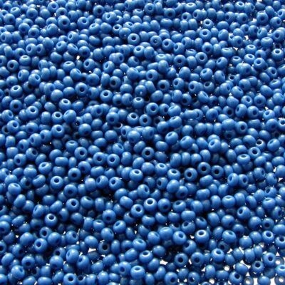 pērlītes N12 t.zilas "Blue" (25g) Čehija - j1121
