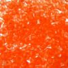 pērlītes N6 caurspīdīgas neona oranžas "Neon Orange" (25g) Čehija - j1136