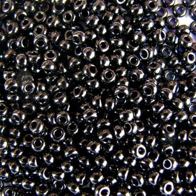 pērlītes N9 melnas "Black" (25g) Čehija - j293