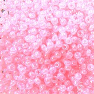 pērlītes N9 zīdainas rozā "Pink" (25g) Čehija - j903