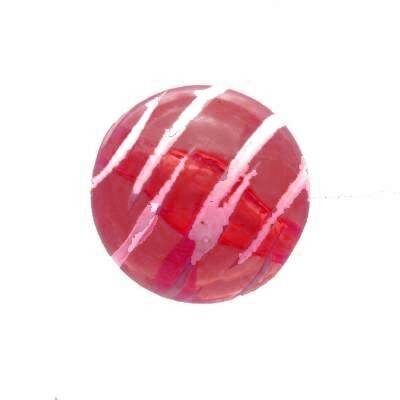 pērle apaļa 20mm akrila sarkana