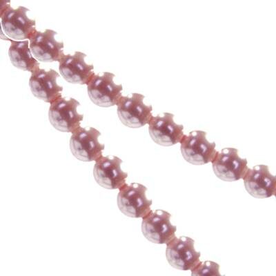 plastmasas pērles 10mm blāvi rozā (20gab) Ķīna - kp10-105