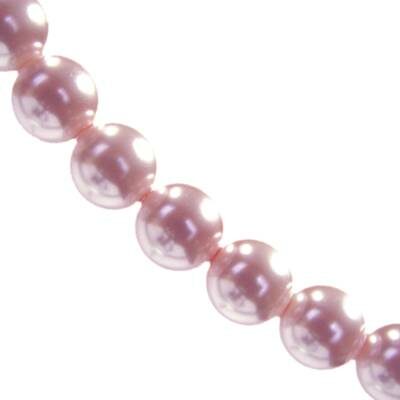 plastmasas pērles 10mm g.rozā (20gab) Ķīna - kp10-12