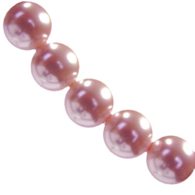 plastmasas pērles 12mm blāvi rozā (10gab) Ķīna - kp12-105