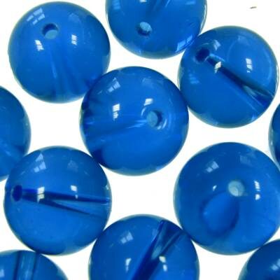 pērle apaļa zila