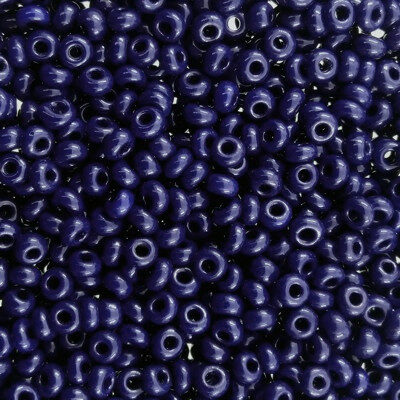 seed beads N9 Navy Blue (25g) Czech